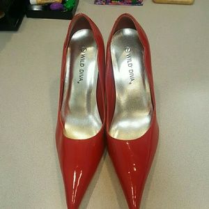 Red High heel shoes